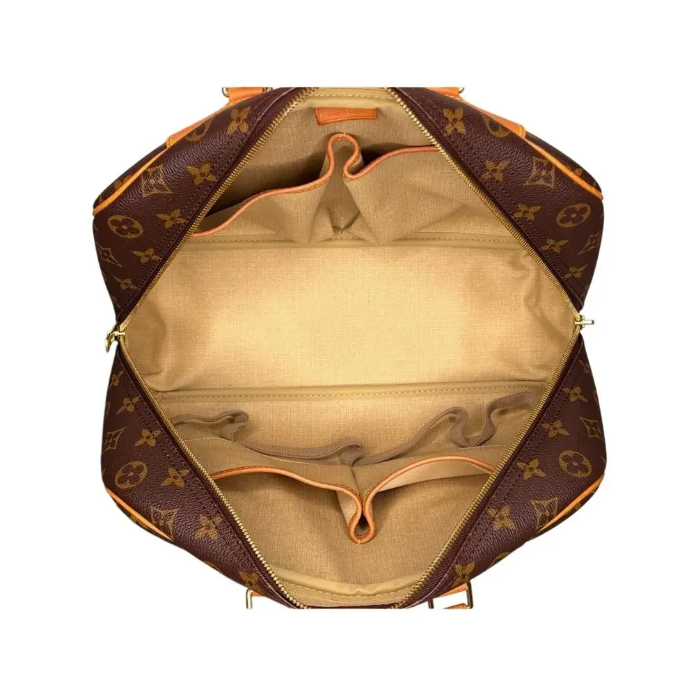Louis Vuitton Deauville M47270 Monogram Bag + Lock+ Key #323